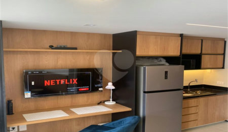 Apartamento para alugar com 1 quarto em Santo Amaro, São Paulo, SP