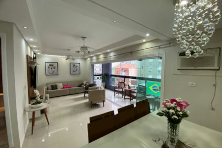 Apartamento com 3 dormitórios à venda, 158 m² por R$ 1.290.000,00 - Ponta da Praia - Santos/SP