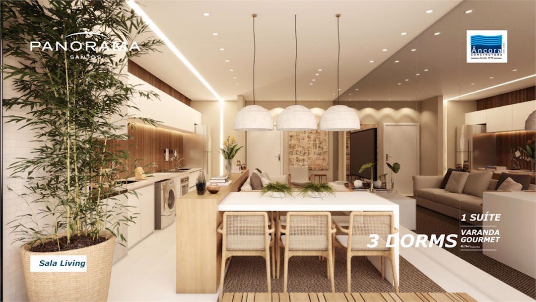 Apartamento Residencial à venda, Encruzilhada, Santos - AP1060.