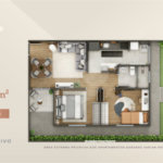 Apartamento à venda com 2 quartos, sendo 1 suíte, em Parque Santos Dumont, Votorantim, SP