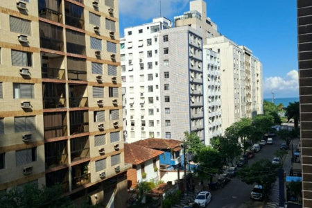 Apartamento com 2 dormitórios à venda, 82 m² por R$ 1.150.000,00 - Aparecida - Santos/SP