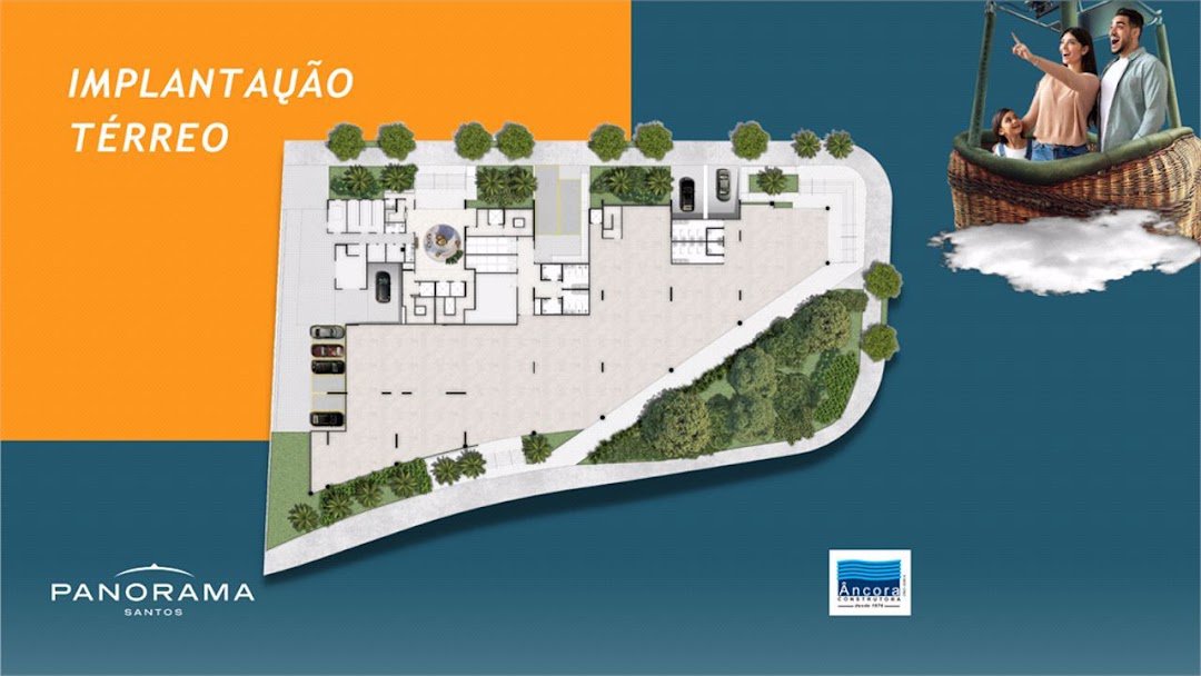 Apartamento Residencial à venda, Encruzilhada, Santos - AP1060.