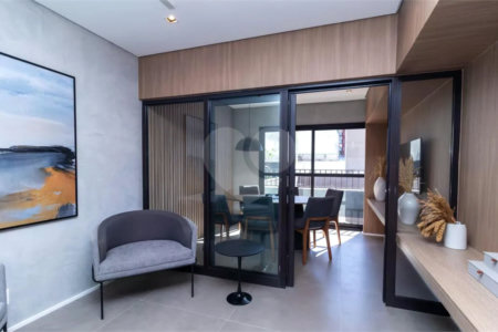 Flat à venda ou para alugar com 1 quarto em Perdizes, São Paulo, SP
