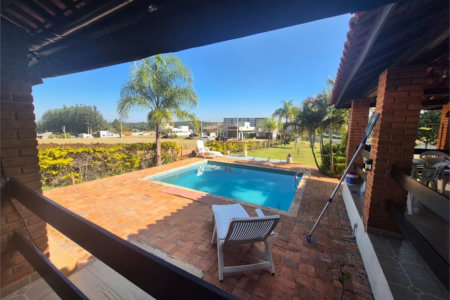 Chácara com 3 dormitórios à venda, 1200 m² por R$ 870.000,00 - Condomínio Ninho Verde II - Pardinho/SP