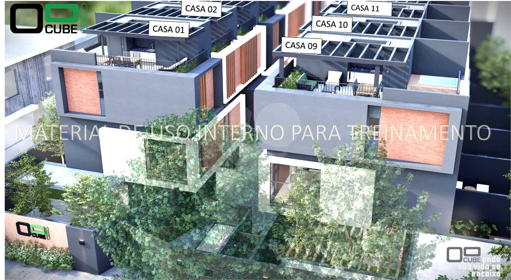 Casa à venda com 3 quartos, sendo 1 suíte, no condomínio Cube Villa, São Paulo - SP