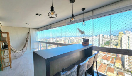 Apartamento com 3 dormitórios à venda, 155 m² por R$ 2.379.000,00 - Embaré - Santos/SP