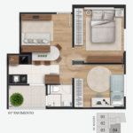 Apartamento à venda com 1 quarto em Vila Mazzei, São Paulo, SP