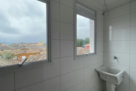 Apartamento com 2 dormitórios à venda, 50 m² por R$ 416.949,00 - Macuco - Santos/SP