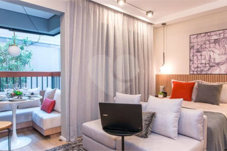 Apartamento à venda com 1 quarto em Brooklin Paulista, São Paulo, SP