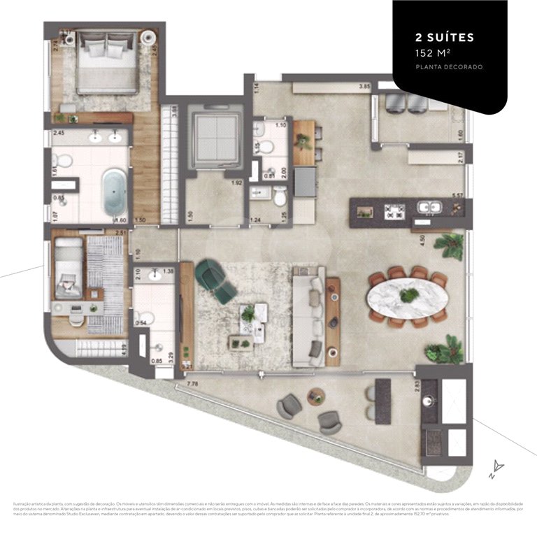 Apartamento à venda com 3 suítes em Vila Olímpia, São Paulo, SP
