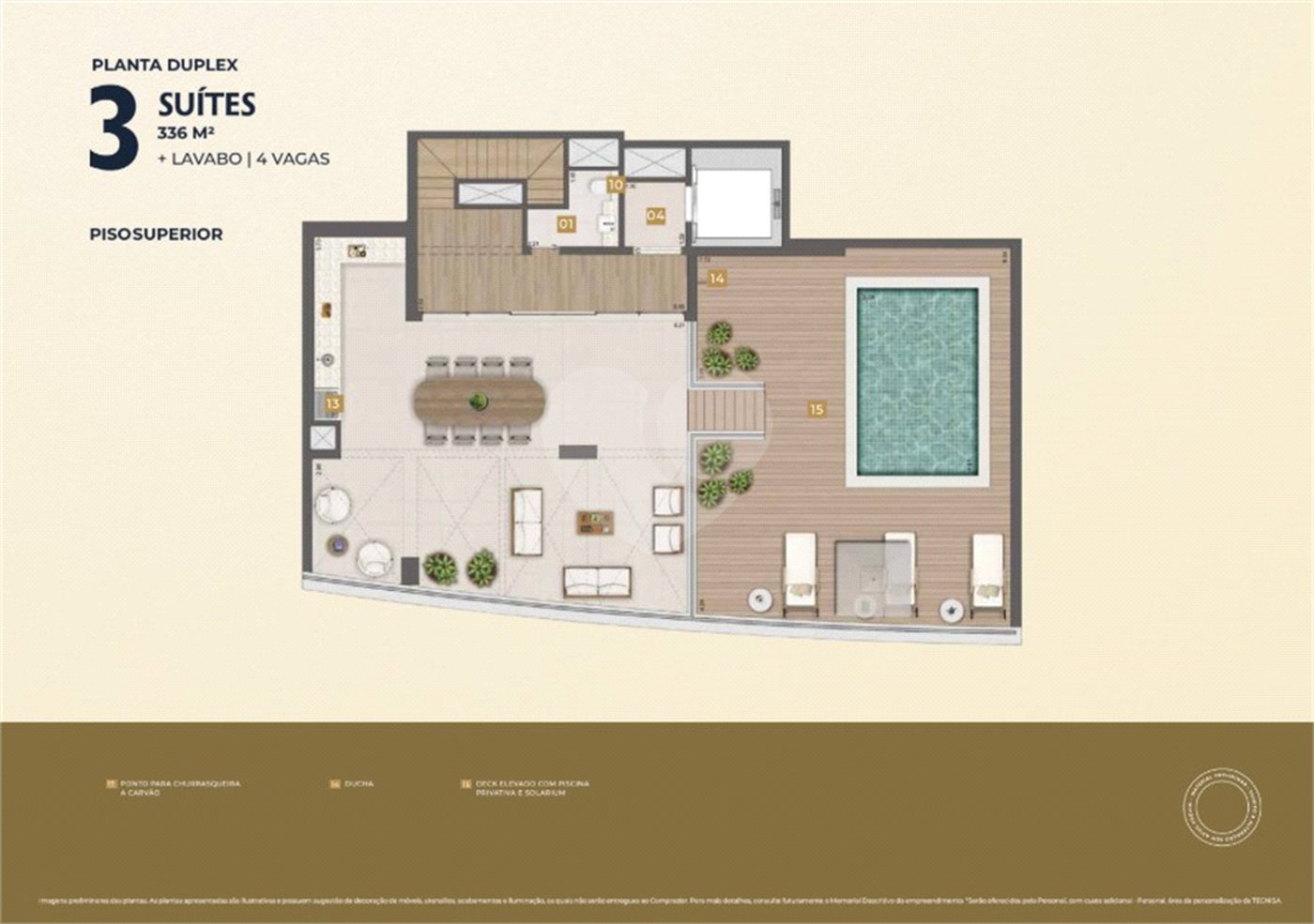 Apartamento à venda com 3 suítes em Água Branca, São Paulo, SP