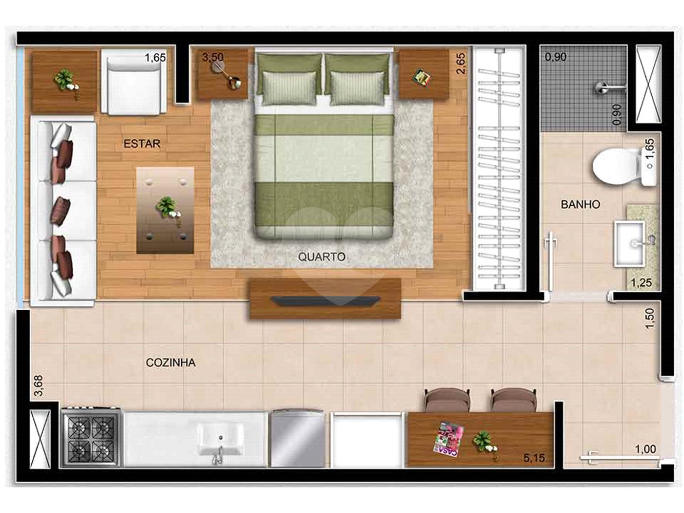 Apartamento à venda com 1 quarto em Tucuruvi, São Paulo, SP