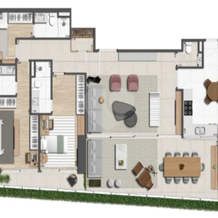 Apartamento à venda com 3 suítes em Cerqueira César, São Paulo, SP