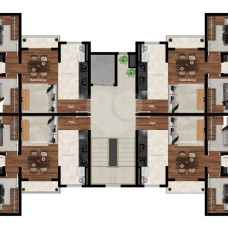 Apartamento à venda com 2 quartos em Vila Nova Cintra, Mogi das Cruzes, SP