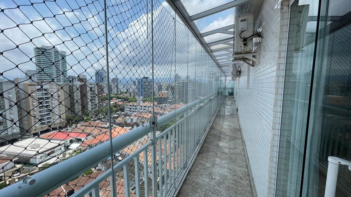 Apartamento com 4 dormitórios à venda, 240 m² por R$ 2.000.000,00 - Ponta da Praia - Santos/SP