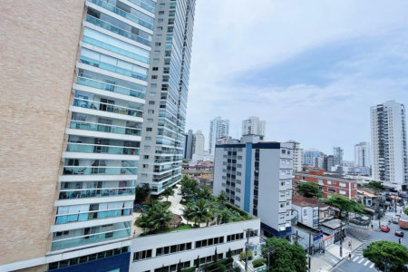 Apartamento com 3 dormitórios à venda, 118 m² por R$ 850.000,00 - Embaré - Santos/SP