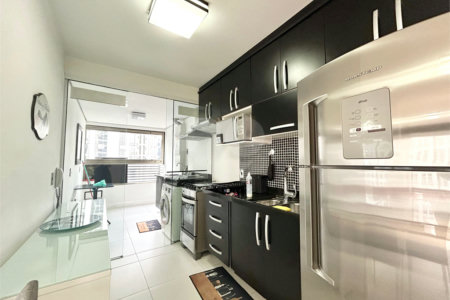 Apartamento à venda ou para alugar com 2 quartos, sendo 1 suíte, em Cidade Monções, São Paulo, SP