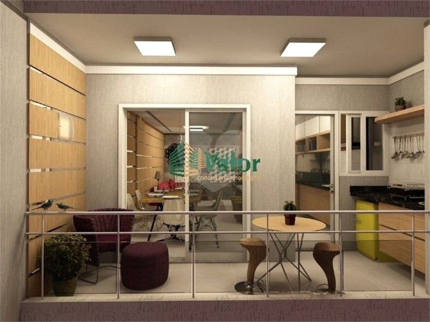 Apartamento com 1 dormitório .
