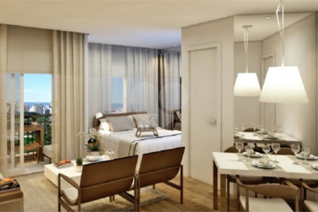 Apartamento à venda com 1 quarto em Jardim Monte Kemel, São Paulo, SP