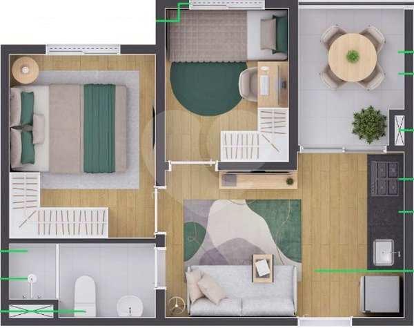 Apartamento 33m² 2