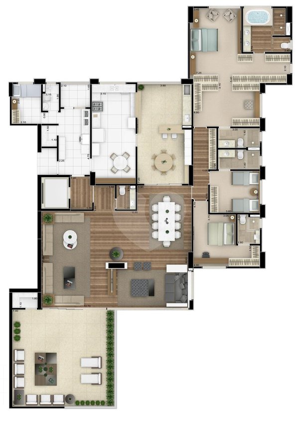 Apartamento 366m² 2