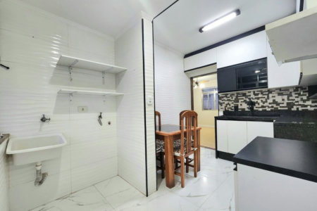 Apartamento com 3 dormitórios para alugar, 65 m² por R$ 3.500,02/mês - Aparecida - Santos/SP