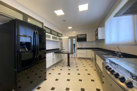 Apartamento com 3 dormitórios para alugar, 198 m² por R$ 16.000,02/mês - Gonzaga - Santos/SP