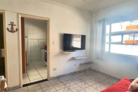 Apartamento Residencial à venda, Vila Guilhermina, Praia Grande - AP0381.