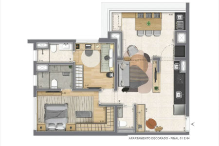 Apartamento à venda com 2 suítes em Pinheiros, São Paulo, SP