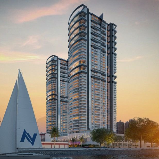 Apartamento com 3 dormitórios à venda, 218 m² por R$ 3.932.900,00 - Ponta da Praia - Santos/SP