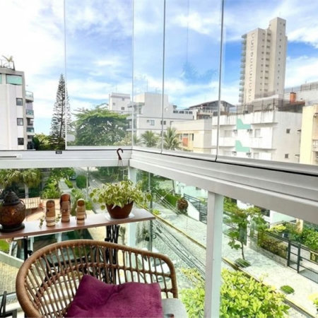 Apartamento com 3 dormitórios à venda, 87 m² por R$ 450.000,00 - Jardim Três Marias - Guarujá/SP