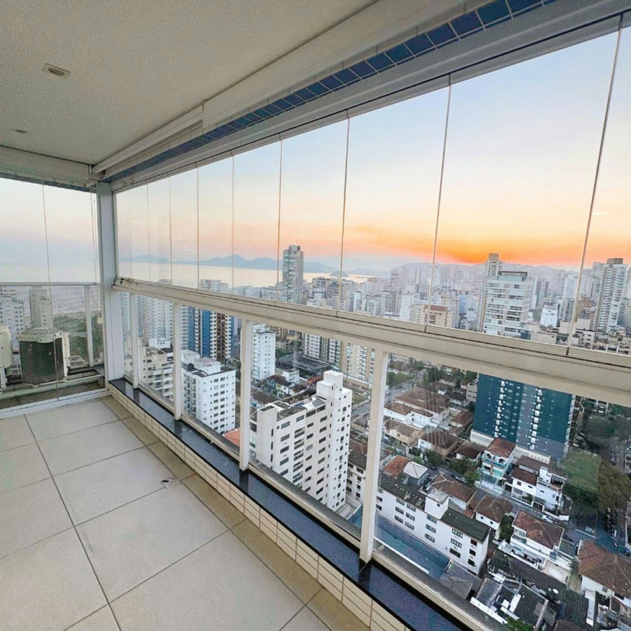 Apartamento para alugar, 54 m² por R$ 6.000,02/mês - Embaré - Santos/SP