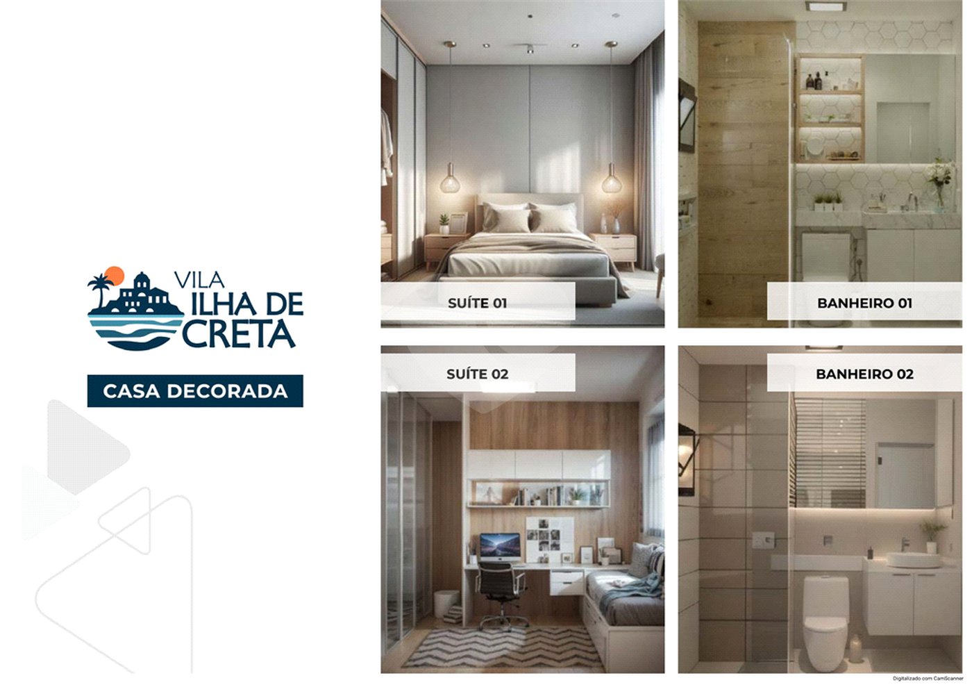 Casa à venda com 2 suítes no condomínio Vila Ilha de Creta, Valinhos - SP