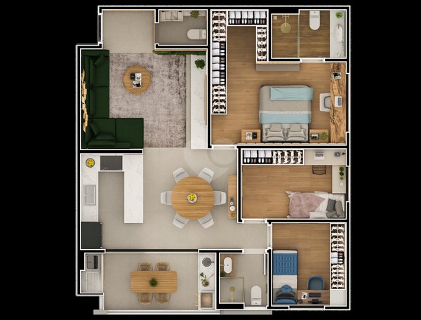 Apartamento 97m² 4