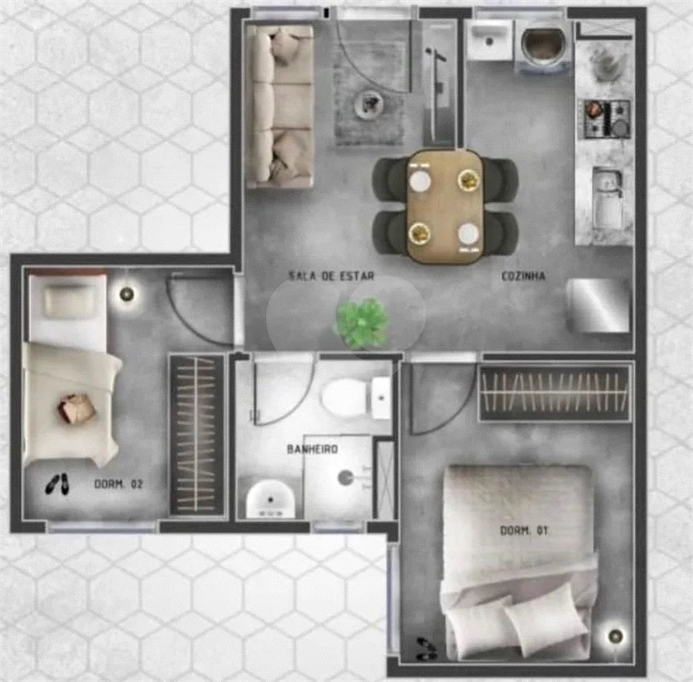 Apartamento à venda com 1 quarto em SANTANA, São Paulo, SP