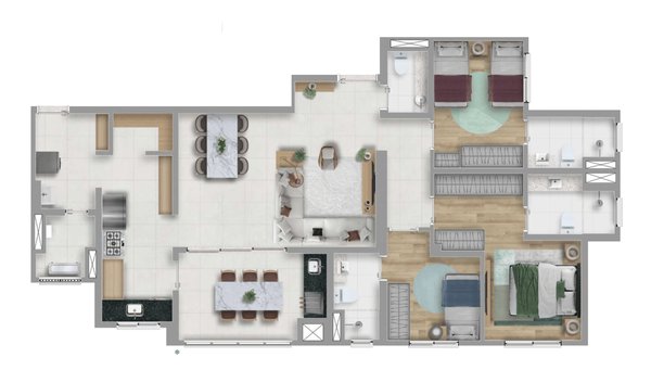 Apartamento 117m² 1