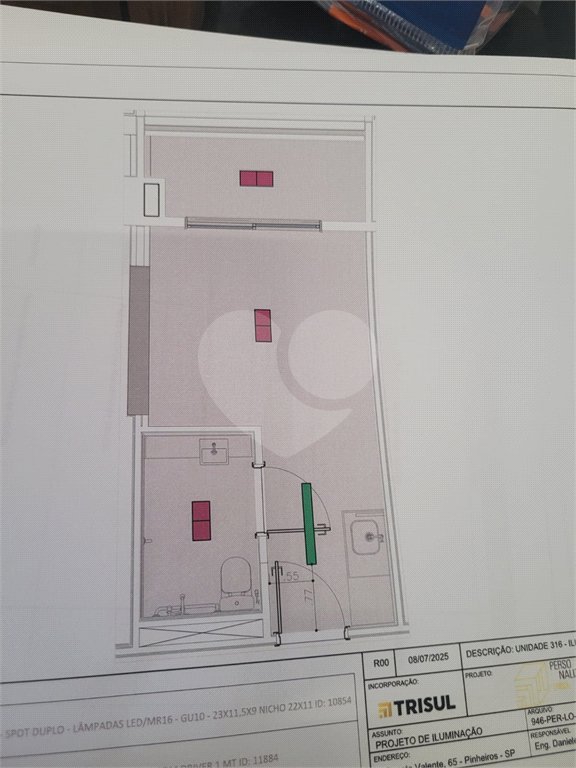 Apartamento à venda com 1 suíte em Pinheiros, São Paulo, SP