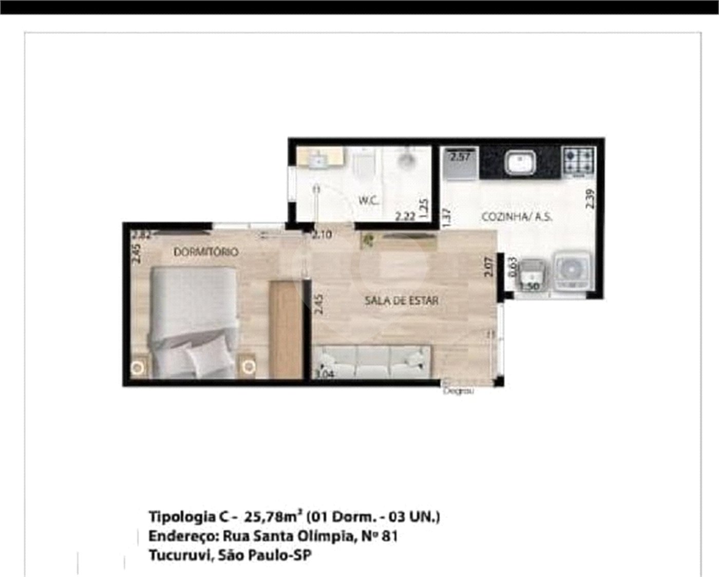 Apartamento à venda com 1 quarto em Tucuruvi, São Paulo, SP