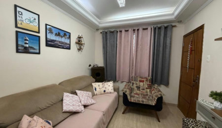 Apartamento com 2 dormitórios à venda, 62 m² por R$ 375.000,00 - Boqueirão - Santos/SP