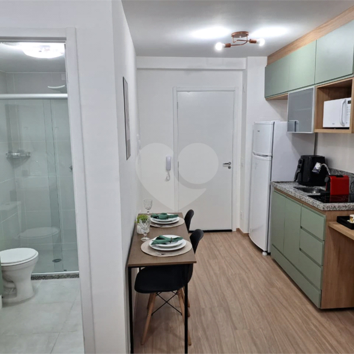 Apartamento à venda ou para alugar com 1 quarto em Alto da Boa Vista, São Paulo, SP