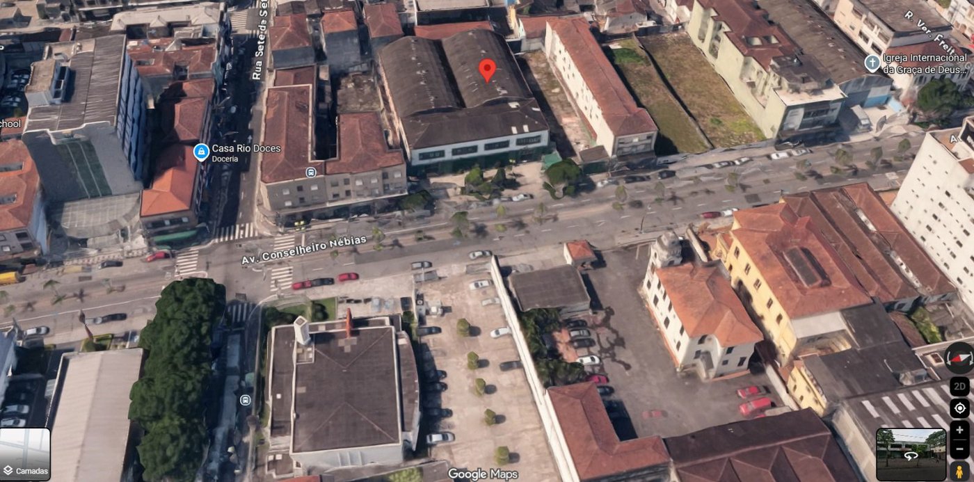 Terreno, 2434 m² - venda por R$ 24.300.000,00 ou aluguel por R$ 60.000,00/mês - Paquetá - Santos/SP