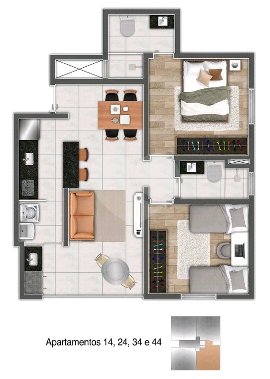 Casa à venda com 2 quartos no condomínio Residencial Sonhar Bella, Atibaia - SP