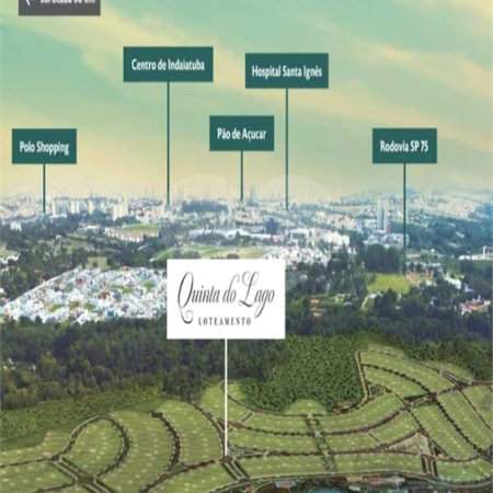 Terreno à venda no condomínio Residencial Quinta do Lago, Indaiatuba - SP