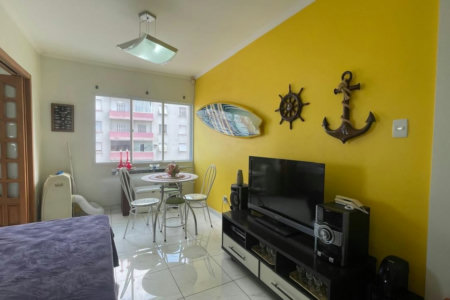Apartamento com 1 dormitório à venda, 37 m² por R$ 390.000,00 - Boqueirão - Santos/SP