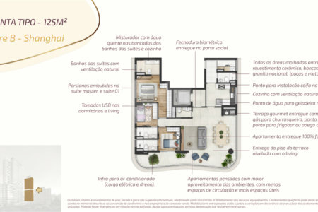 Apartamento à venda com 3 suítes em Butantã, São Paulo, SP