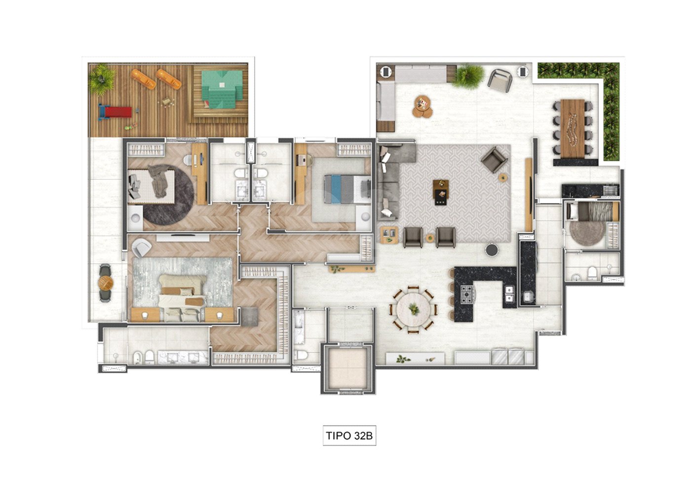 Apartamento à venda com 3 suítes em Cidade Jardim, São Paulo, SP