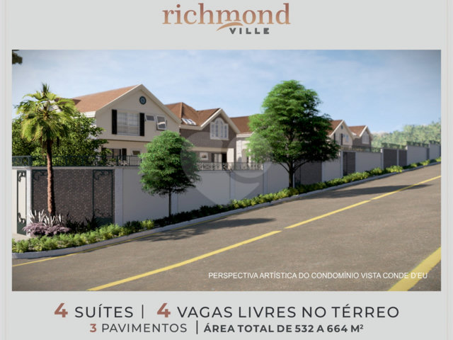Casa à venda com 4 suítes no condomínio Richmond Ville, São Paulo - SP
