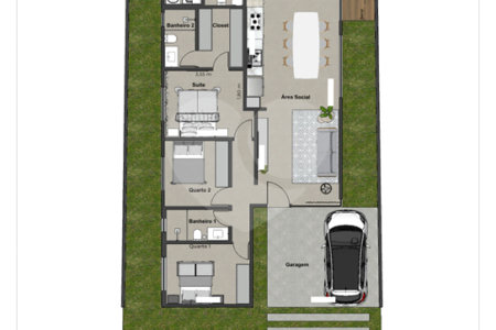 Casa à venda com 3 suítes no condomínio Brisas Condominío Horizontal, Cuiabá - MT