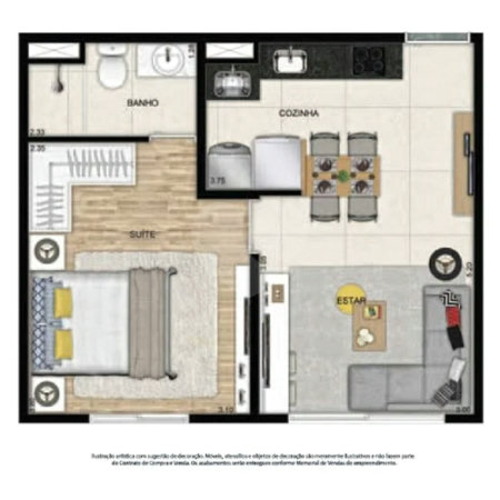 Excelente apartamento localizado na Mooca