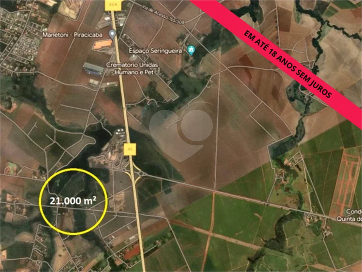 Área 21.000m² - Campestre - Piracicaba/SP